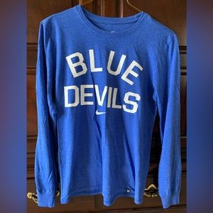 Duke - Long Sleeve Nike T-Shirt Mens Small